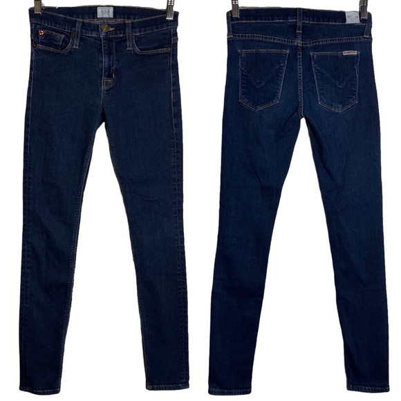 Hudson Jeans Nico Super Skinny Ankle Jean Mid Rise Stretch Straight Leg 25 - Picture 2 of 16